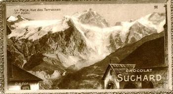1928 Suchard La France pittoresque 1 (Back : Grand Concours des Vues de France) #92 La Meidje, Vue des Terrasses (Hautes Alpes) Front