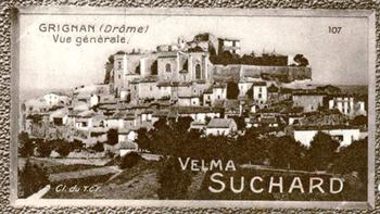 1928 Suchard La France pittoresque 1 (Back : Grand Concours des Vues de France) #107 Grignan - Vue Générale (Drôme) Front
