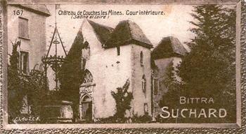 1928 Suchard La France pittoresque 1 (Back : Grand Concours des Vues de France) #167 Château de Couches les Mines - Cour Intérieure (Saône et Loire) Front