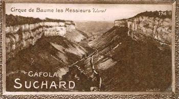 1928 Suchard La France pittoresque 1 (Back : Grand Concours des Vues de France) #174 Jura - Cirque de Beaume les Messieurs Front