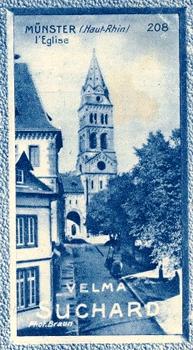 1928 Suchard La France pittoresque 1 (Back : Grand Concours des Vues de France) #208 Münster - L'Eglise (Haut-Rhin) Front