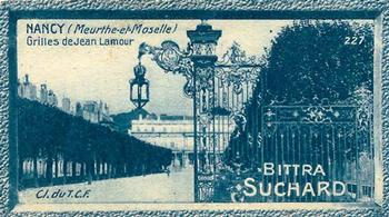 1928 Suchard La France pittoresque 1 (Back : Grand Concours des Vues de France) #227 Nancy - Grilles de Jean Lamour (Meurthe-et-Moselle) Front