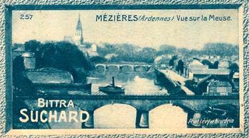 1928 Suchard La France pittoresque 1 (Back : Grand Concours des Vues de France) #257 Mézière - Vue sur la Meuse (Ardennes) Front