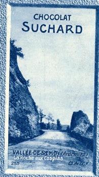 1928 Suchard La France pittoresque 1 (Back : Grand Concours des Vues de France) #259 Vallée de Semoy - La Roche aux Cospias (Ardennes) Front
