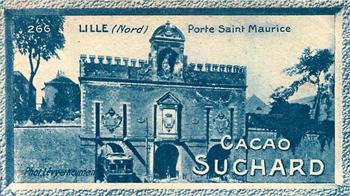 1928 Suchard La France pittoresque 1 (Back : Grand Concours des Vues de France) #266 Lille - Porte Saint Maurice (Nord) Front