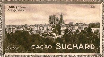1928 Suchard La France pittoresque 1 (Back : Grand Concours des Vues de France) #284 Laon - Vue Générale (Aisne) Front