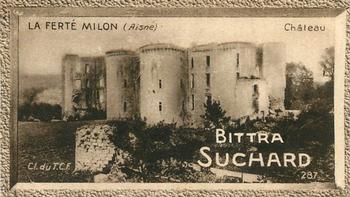1928 Suchard La France pittoresque 1 (Back : Grand Concours des Vues de France) #287 La Ferté Milon - Château (Aisne) Front