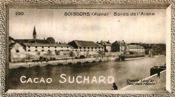 1928 Suchard La France pittoresque 1 (Back : Grand Concours des Vues de France) #290 Soissons - Bords de l'Aisne (Aisne) Front