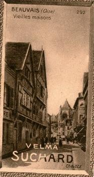 1928 Suchard La France pittoresque 1 (Back : Grand Concours des Vues de France) #292 Beauvais - Vieilles Maisons (Oise) Front