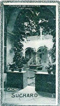 1928 Suchard La France pittoresque 1 (Back : Grand Concours des Vues de France) #1 Abbaye de Talloires (Haute Savoie) Front