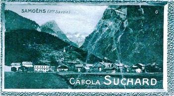 1928 Suchard La France pittoresque 1 (Back : Grand Concours des Vues de France) #6 Samoëns (Haute Savoie) Front