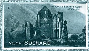 1928 Suchard La France pittoresque 1 (Back : Grand Concours des Vues de France) #9 Abbaye de St. Jean d'Aulph (Haute Savoie) Front
