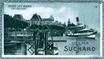 1928 Suchard La France pittoresque 1 (Back : Grand Concours des Vues de France) #18 Evian-les-Bains (Haute Savoie) Front