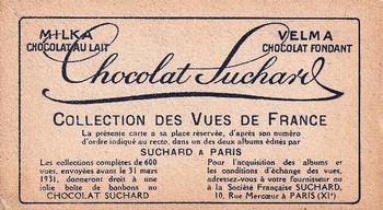 1928 Suchard La France pittoresque 1 (Back : Grand Concours des Vues de France) #19 Chambery - Monument de Maystre (Savoie) Back