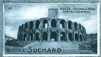 1928 Suchard La France pittoresque 1 (Back : Grand Concours des Vues de France) #66 Arles - Extérieur des Arènes (Bouches du Rhône) Front