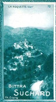 1928 Suchard La France pittoresque 1 (Back : Grand Concours des Vues de France) #70 Alpes Maritimes - La Roquette Front