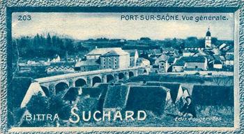 1928 Suchard La France pittoresque 1 (Back : Grand Concours des Vues de France) #203 Port-sur-Saône - Vue Générale Front