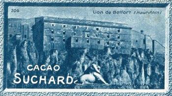 1928 Suchard La France pittoresque 1 (Back : Grand Concours des Vues de France) #206 Lion de Belfort (Haut-Rhin) Front