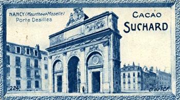 1928 Suchard La France pittoresque 1 (Back : Grand Concours des Vues de France) #224 Nancy - Porte Desilles (Meurthe-et-Moselle) Front