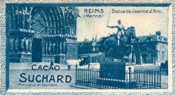 1928 Suchard La France pittoresque 1 (Back : Grand Concours des Vues de France) #248 Reims - Statue de Jeanne d'Arc (Marne) Front