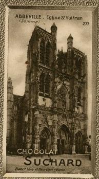 1928 Suchard La France pittoresque 1 (Back : Grand Concours des Vues de France) #277 Abbeville - Eglise St. Vulfran (Somme) Front
