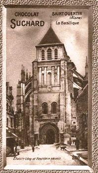 1928 Suchard La France pittoresque 1 (Back : Grand Concours des Vues de France) #289 Saint Quentin - La Basilique (Aisne) Front