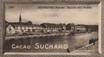 1928 Suchard La France pittoresque 1 (Back : Grand Concours des Vues de France) #290 Soissons - Bords de l'Aisne (Aisne) Front