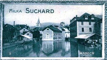 1928 Suchard La France pittoresque 1 (Back : Map of France) #3 Annecy (Haute Savoie) Front