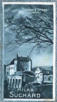 1928 Suchard La France pittoresque 1 (Back : Map of France) #37 Château d'Uriage (Isère) Front