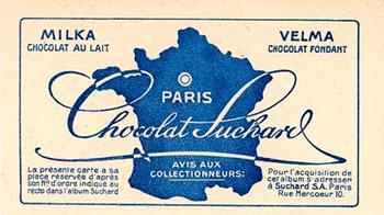 1928 Suchard La France pittoresque 1 (Back : Map of France) #215 Strasbourg - Le Bain aux Plantes (Bas-Rhin) Back