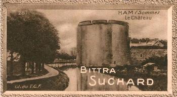 1928 Suchard La France pittoresque 1 (Back : Map of France) #281 Ham - Le Château (Somme) Front