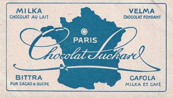 1928 Suchard La France pittoresque 1 (Back : Map of France) #6 Samoëns (Haute Savoie) Back