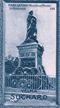 1928 Suchard La France pittoresque 1 (Back : Map of France) #226 Mars la Tour Le Monument (Meurthe-et-Moselle) Front