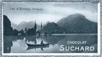 1928 Suchard La France pittoresque 1 (Back : Map of France) #2 Lac d'Annecy (Haute Savoie) Front