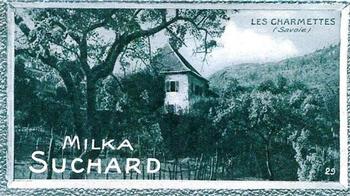 1928 Suchard La France pittoresque 1 (Back : Map of France) #29 Les Charmettes (Savoie) Front