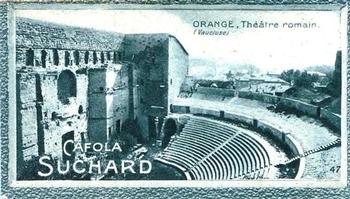 1928 Suchard La France pittoresque 1 (Back : Map of France) #47 Orange - Théâtre Romain (Vaucluse) Front