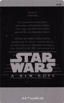 2019 Ensky Star Wars: Movie Scene Snapmide Collection A #A-03 Star Wars: Episode IV: A New Hope Back