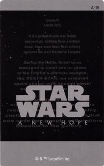 2019 Ensky Star Wars: Movie Scene Snapmide Collection A #A-15 Star Wars: Episode IV: A New Hope Back