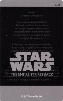 2019 Ensky Star Wars: Movie Scene Snapmide Collection A #A-16 Star Wars: Episode V: The Empire Strike Back Back