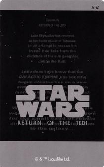 2019 Ensky Star Wars: Movie Scene Snapmide Collection A #A-41 Star Wars: Episode VI: Return of the Jedi Back