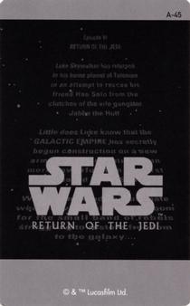 2019 Ensky Star Wars: Movie Scene Snapmide Collection A #A-45 Star Wars: Episode VI: Return of the Jedi Back