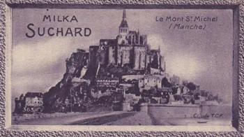 1929 Suchard La France pittoresque 2 (Map of France backs) #363 Le Mont St. Michel (Manche) Front
