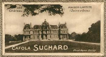1929 Suchard La France pittoresque 2 (Map of France backs) #330 Maison-Lafitte - Château (Seine et Oise) Front