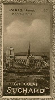 1929 Suchard  La France pittoresque 2 (Grand Concours de Vues de France backs) #301 Paris - Notre-Dame (Seine) Front