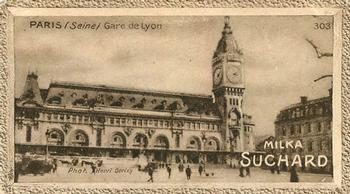 1929 Suchard  La France pittoresque 2 (Grand Concours de Vues de France backs) #303 Paris - Gare de Lyon (Seine) Front