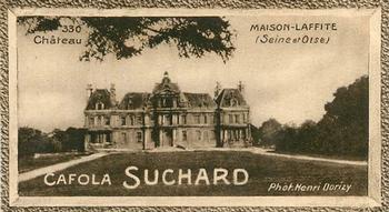 1929 Suchard  La France pittoresque 2 (Grand Concours de Vues de France backs) #330 Maison-Lafitte - Château (Seine et Oise) Front