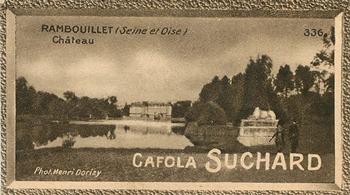 1929 Suchard  La France pittoresque 2 (Grand Concours de Vues de France backs) #336 Rambouillet - Château (Seine et Oise) Front