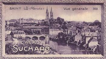 1929 Suchard  La France pittoresque 2 (Grand Concours de Vues de France backs) #368 Saint Lô - Vue Générale (Manche) Front