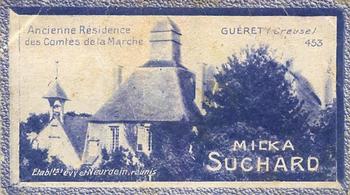 1929 Suchard  La France pittoresque 2 (Grand Concours de Vues de France backs) #453 Ancienne Résidence des Comtes de la Marche (Creuse) Front