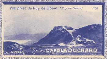 1929 Suchard  La France pittoresque 2 (Grand Concours de Vues de France backs) #461 Vue Prise Depuis le Puy de Dôme (Puy de Dôme) Front